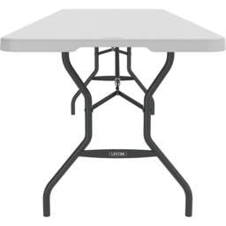 Lifetime Products Fold In Half Light Commercial Table - Size: 73.7 x 244.7 x 76.2cm - White - Wilko - thumbnail 5