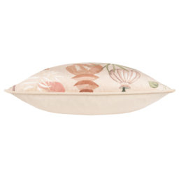 furn. Earthen Natural Velvet Piped Cushion - Size: 43 x 43 cm - Cream - Wilko - thumbnail 5