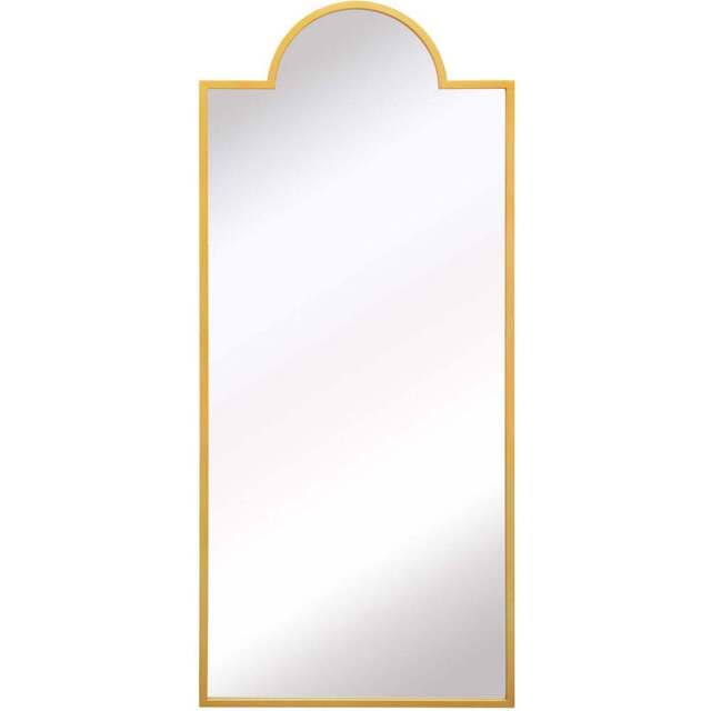The Fenestra Gold Leaner Wall Mirror 170 x 75cm - MirrorOutlet - Wilko - image 1