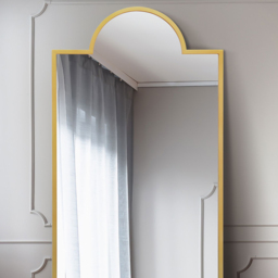 The Fenestra Gold Leaner Wall Mirror 170 x 75cm - MirrorOutlet - Wilko - thumbnail 4