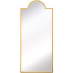 The Fenestra Gold Leaner Wall Mirror 170 x 75cm - MirrorOutlet - Wilko