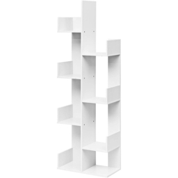 Costway 8 Shelf White Tree Shaped Bookshelf - Size: 154 x 32 x 11cm - Wilko - thumbnail 3