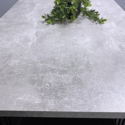 Kosy Koala 4 Seater Rectangular Dining Table with Hairpin Legs Light Stone Grey - Multi - Wilko - thumbnail 4