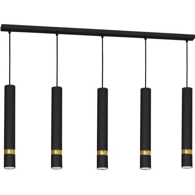 Milagro Joker Black Pendant Lamp 230V - Size: 6 x 90 x 80cm - Wilko - image 1