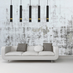Milagro Joker Black Pendant Lamp 230V - Size: 6 x 90 x 80cm - Wilko - thumbnail 3