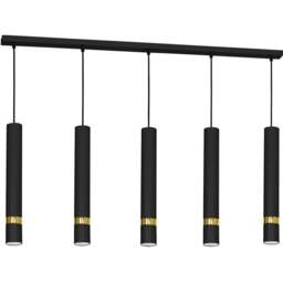 Milagro Joker Black Pendant Lamp 230V - Size: 6 x 90 x 80cm - Wilko