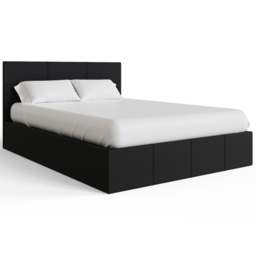 GFW King Size Black End Lift Ottoman Bed - Wilko - thumbnail 4