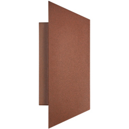 Nordlux Nico Square 22 Rust Outdoor Wall Light - Size: 23.5 x 8 x 9.5cm - Rusty - Wilko - thumbnail 4