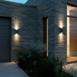 Nordlux Nico Square 22 Rust Outdoor Wall Light - Size: 23.5 x 8 x 9.5cm - Rusty - Wilko - thumbnail 3