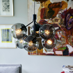 Nordlux Ivona 6 Spot Black Pendant Light - Size: 44.5 x 62 x 44.5cm - Wilko - thumbnail 6