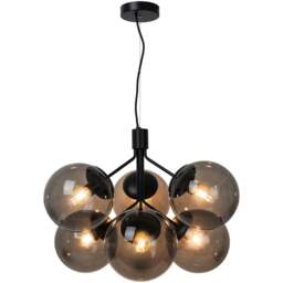 Nordlux Ivona 6 Spot Black Pendant Light - Size: 44.5 x 62 x 44.5cm - Wilko