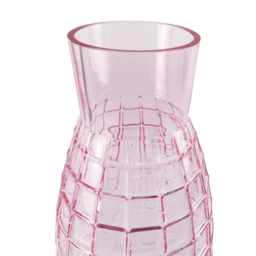 Botanik Pink Tall Square Glass Vase 49cm - Size: 49 x 15 x 15cm - Wilko - thumbnail 7