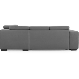 Home Detail Scarlett 5 Seater Grey Air Leather Right Hand Corner Sofa - Wilko - thumbnail 6