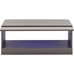 GFW Galicia Grey LED Lift Up Coffee Table - Size: 38 x 75 x 30cm - Wilko - thumbnail 4