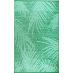 Mateo Tropical Outdoor Rug Green - Wilko - thumbnail 1
