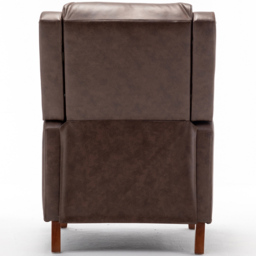 Florence Brown Leather Effect Pushback Recliner Chair - Size: Single - Furniture One - Wilko - thumbnail 5