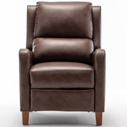 Florence Brown Leather Effect Pushback Recliner Chair - Size: Single - Furniture One - Wilko - thumbnail 4