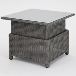 Home Detail Hadley 9 Seater Dark Grey Rattan Corner Garden Sofa Set with Rising Table - Wilko - thumbnail 6