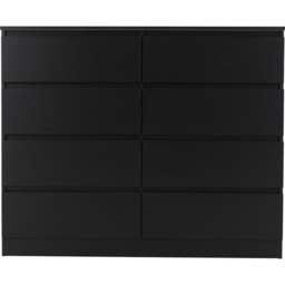 Seconique Malvern 8 Drawer Black Chest of Drawers - Wilko - thumbnail 4