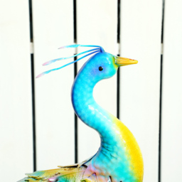 Outsunny Multicolour Metal Peacock Garden Ornament with Stake - Size: 83 x 40 x 43cm - Wilko - thumbnail 5