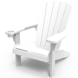 Keter Alpine White Adirondack Chair - Size: 96.5 x 81 x 93cm - Wilko - thumbnail 3