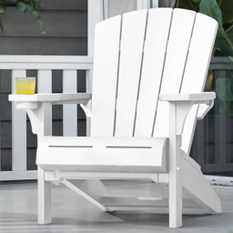 Keter Alpine White Adirondack Chair - Size: 96.5 x 81 x 93cm - Wilko - thumbnail 1