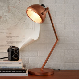 Brooklyn Antique brown Table Lamp Stand - Wilko - thumbnail 3