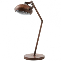 Brooklyn Antique brown Table Lamp Stand - Wilko - thumbnail 4
