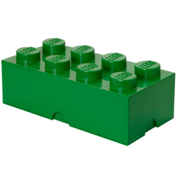 LEGO 8 Knobs Green Storage Brick - Size: 50 x 25 x 18cm - Wilko - thumbnail 3