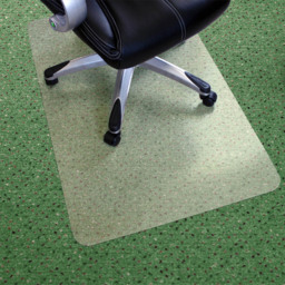 ValueMat Multipurpose Rectangular Floor Protection Mat for Carpet 90 x 120cm - Size: 120 x 90 x 0.16cm - Clear - Wilko - thumbnail 3