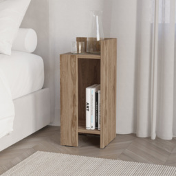 Decortie Elos Deep Oud Right Side Open Shelf Nightstand - Size: 2 Shelf - Brown - Wilko - thumbnail 5