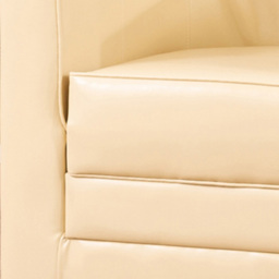 Artemis Home Aspen Cream Faux Leather Tub Chair - Size: Single - Wilko - thumbnail 3