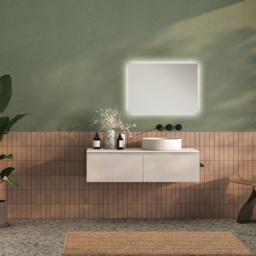Sorrelis Hadrian Tunable Backlit LED Mirror 70 x 50cm - Size: 50 x 70 x 2.7cm - Multi - Wilko - thumbnail 3