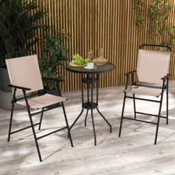 Costway 2 Seater Garden Bistro Set Beige - Wilko - thumbnail 1