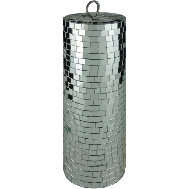 FX Lab Polished Mirror Cylinder 30cm - Size: 9 x 9 x 30cm - Silver - FXLAB - Wilko - image 1