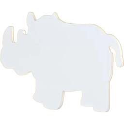 Marco Paul Warm White LED Rhino Wall Mounted Kids Night Light 30cm - Size: 20 x 20 x 10cm - Multicoloured - Wilko