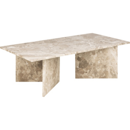 Florence Vega Brown Marble Coffee Table - Furniture To Go - Wilko - thumbnail 3