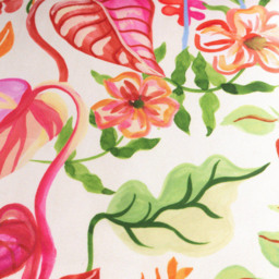 Furn Cream Tropical Bloom Reversible Cushion 45 x 45cm - Wilko - thumbnail 5