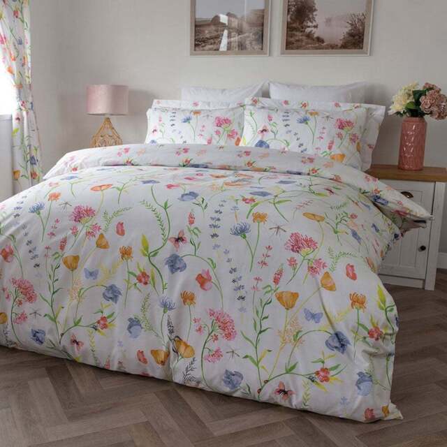 Serene Larissa Single Floral Duvet Set - Multi - Wilko - image 1