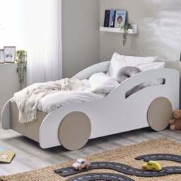 Julian Bowen Atlantis White Car Bed - Size: Toddler - Wilko - thumbnail 1