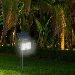 Ener-J 8W PIR Floodlight with Remote - Size: 25 x 15 x 10cm - Black - Wilko - thumbnail 3