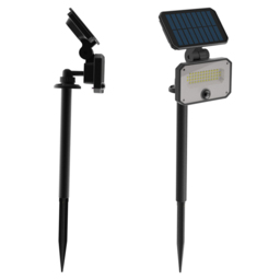Ener-J 8W PIR Floodlight with Remote - Size: 25 x 15 x 10cm - Black - Wilko - thumbnail 4