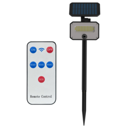 Ener-J 8W PIR Floodlight with Remote - Size: 25 x 15 x 10cm - Black - Wilko