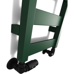 Terma Vivo Matt Green Heated Towel Rail 1215 BTU 1390 x 300mm - Size: 139 x 30 x 7.2cm - Wilko - thumbnail 6