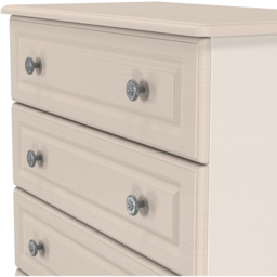 Crowndale Pembroke 4 Drawer Kashmir Ash Chest of Drawers Ready Assembled - Wilko - thumbnail 6