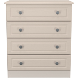 Crowndale Pembroke 4 Drawer Kashmir Ash Chest of Drawers Ready Assembled - Wilko - thumbnail 3