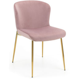 Julian Bowen Harper Set of 2 Dusky Pink Dining Chairs - Wilko - thumbnail 4