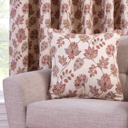 Regency Floral Jacquard Cushion Cream - Divante Finest - Wilko - thumbnail 3