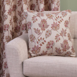Regency Floral Jacquard Cushion Cream - Divante Finest - Wilko - thumbnail 4