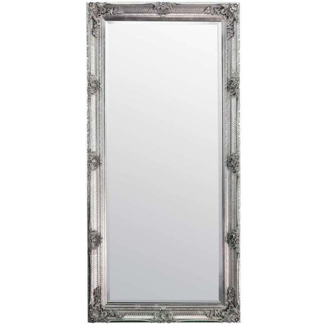 Davenport Silver Ornate Flourish Full Length Mirror 168 x 78cm - MirrorOutlet - Wilko - image 1